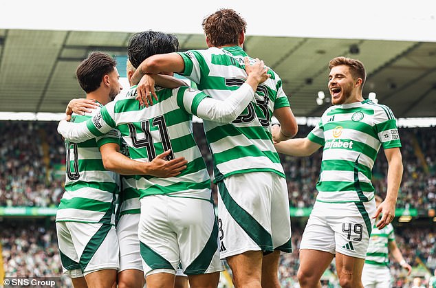 Celtic stormed off the pitch against Hibs and advanced to the League Cup quarter-finals.