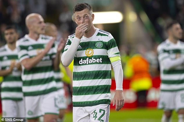 Celtic captain Callum McGregor is left reeling after his side were beaten by Real Madrid in 2022