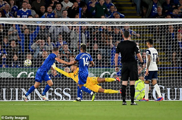 Vardy barely started the match due to doubts about his fitness, but he made himself available to play