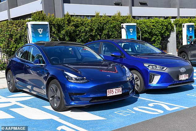 Electric vehicles from little-known Chinese brands will compete with existing models from Tesla and Volvo. (Jennifer Dudley-Nicholson/AAP PHOTOS)