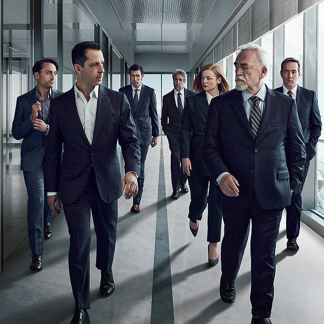 The drama is reflected in the television show Succession, which follows three siblings vying for power over their gruff father's media empire.