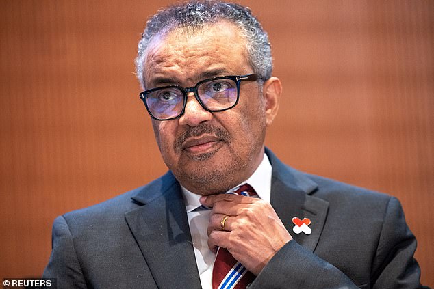 WHO chief Dr Tedros Adhanom Ghebreyesus