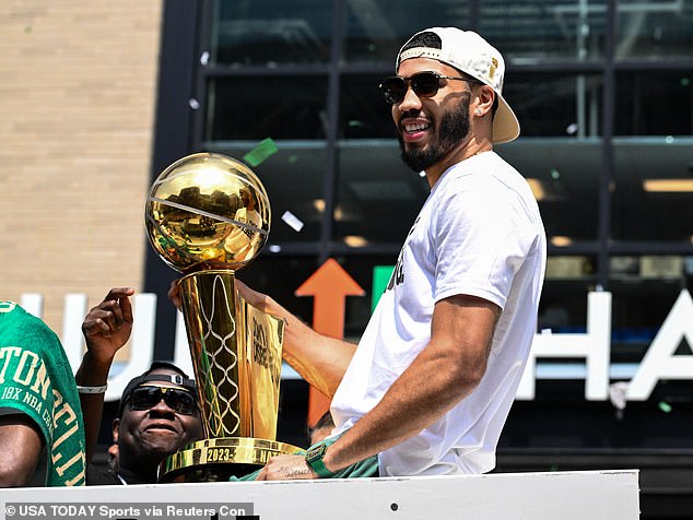 The Celtics won their 18th franchise title after beating the Dallas Mavericks in five games.