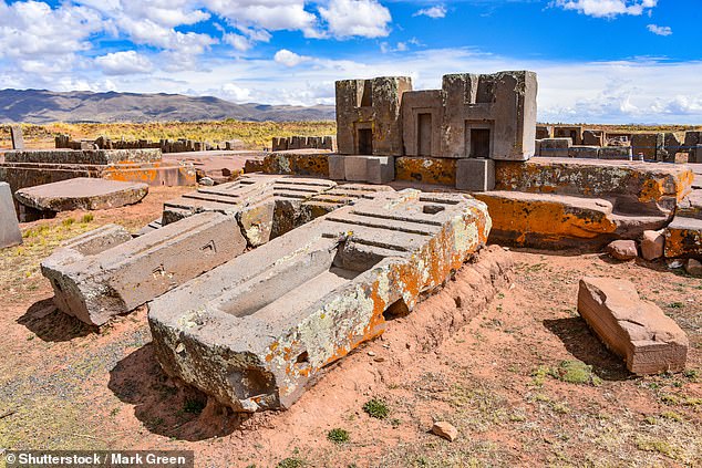 Tiwanaku (above), a pre-Columbian civilization that existed between 300 AD and 1100 AD, did not live up to the couple's expectations. 