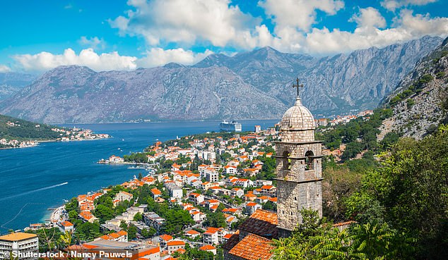 The couple described Kotor, a fortified town on Montenegro's Adriatic coast, as 