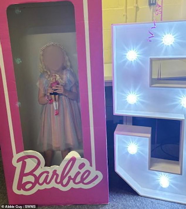 It was Ava's fifth birthday on August 13, but Callum was at work so the couple told Ava her birthday was the previous Sunday and threw her a Barbie-themed party.