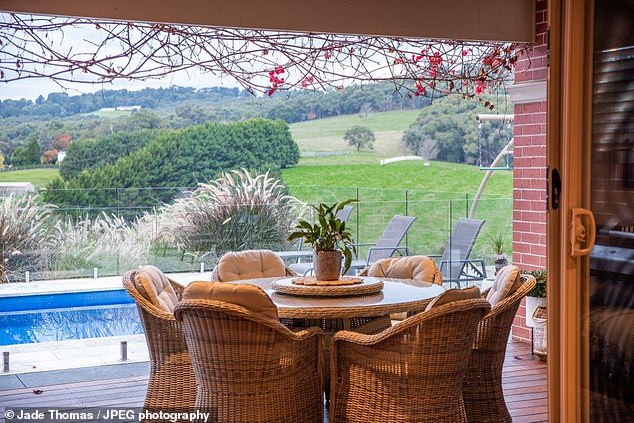 Most areas of the house have giant windows that open to the views outside.