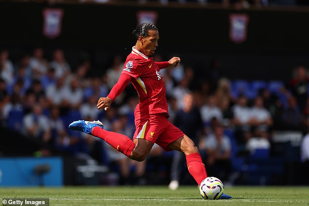 Virgil van Dijk has been named in the PFA Premier League Team of the Year for the fourth time