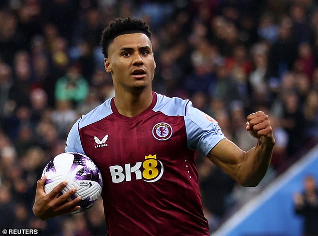 Ollie Watkins has been included in the forward line after helping Aston Villa finish fourth