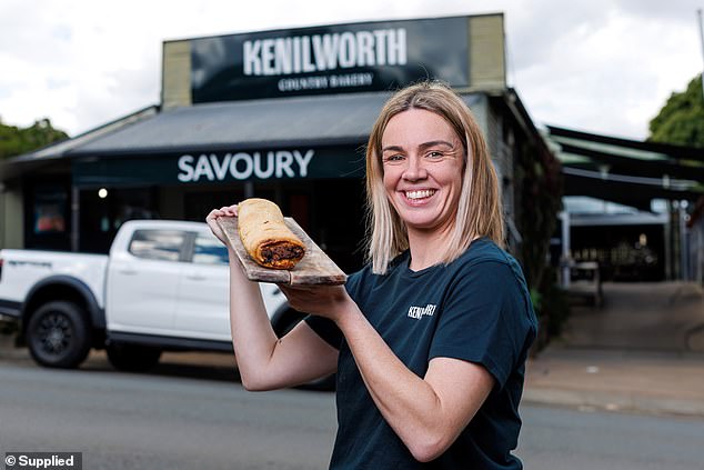 Jenna Sanders of Kenilworth Bakery won the award, which was the most hotly contested of Wotif's six categories, with the most Australian votes.