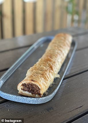 The 1kg sausage roll comes with a cashback reward for anyone who manages to eat it all in one sitting.