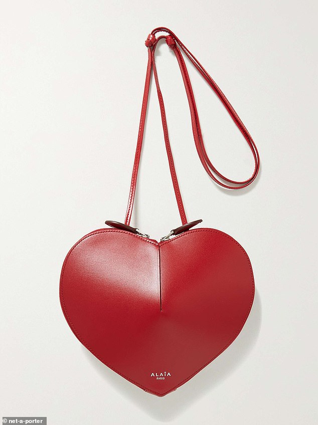 The Alaia Le Coeur leather bag is a celebrity-approved accessory that sells for up to $1,820