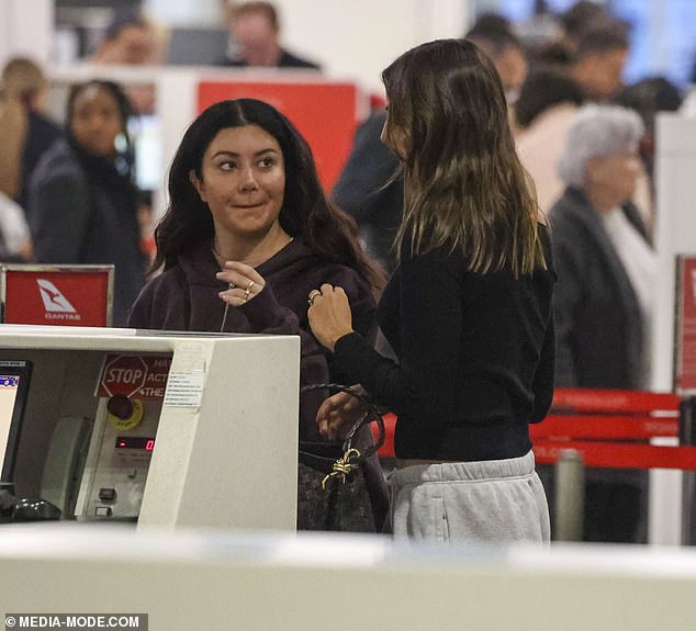 The mum blogger, 27, and the MAFS 2019 star, 36, were spotted checking in at the business class check-in desk at Sydney Airport as they headed off on yet another paid influencer trip.