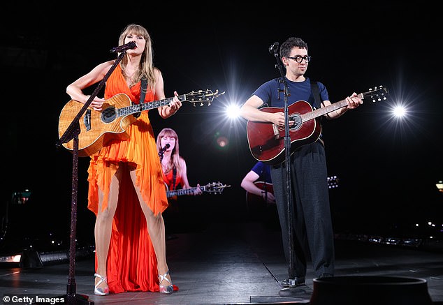 But Florence wasn't the only guest, as later in the show, during the surprise segment, the star brought out her best friend and producer Jack Antonoff.