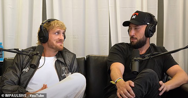 Logan Paul and co-host Mike Majlak burst out laughing after Tyson's hilarious reaction.