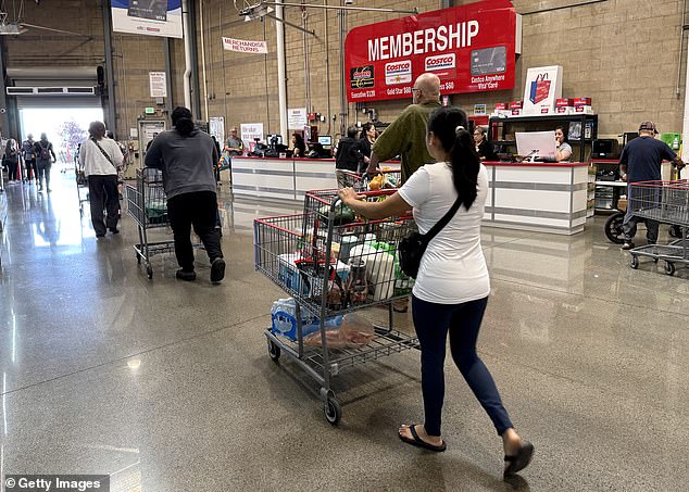 Recently, Costco has seen its members visit its stores more frequently but spend less.