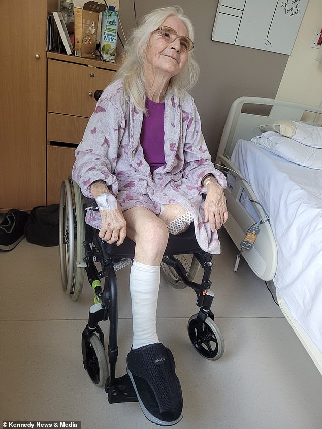 After months in and out of hospital, Ms Rowley was admitted back to hospital in extreme pain in February and had both legs amputated within a 10-day period in March.