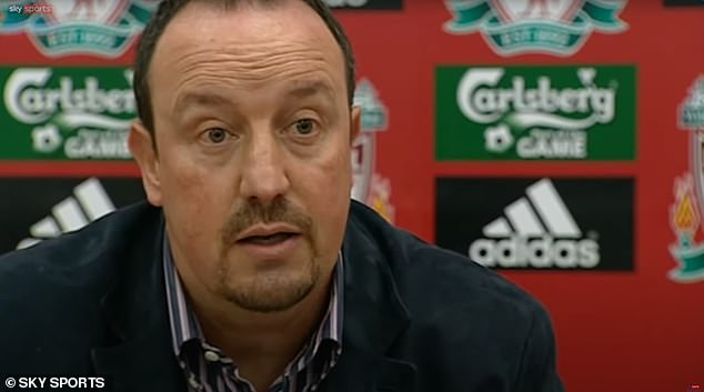 Benitez also attacked the Manchester United manager in an explosive press conference while in charge of Liverpool insisting that United were 