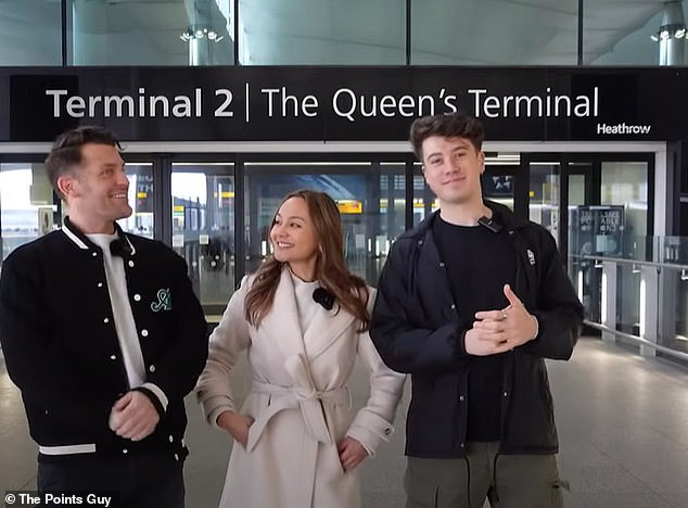 Nicky, Maz and Liam meet at Terminal 2 before leaving for India.