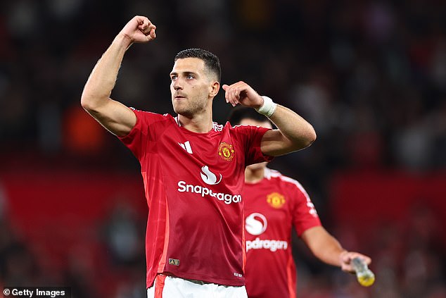 Diogo Dalot played at left-back against Fulham, with Luke Shaw and Tyrell Malacia injured