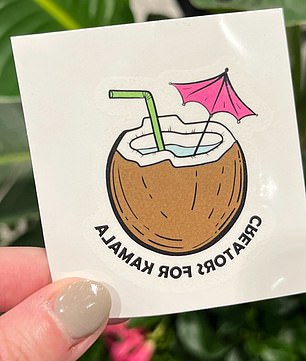 Coconut temporary tattoos sold out on the first day of the convention