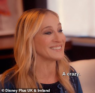 Released on Wednesday, the explosive trailer features a selection of the series' famous contributors, who have all appeared on the magazine's iconic cover (pictured, Sarah Jessica Parker).