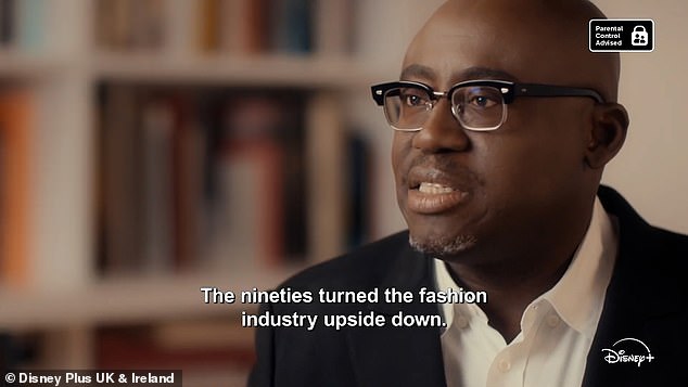 Vogue editors Hamish Bowles, Edward Enninful (pictured) and Tonne Goodman also appear in the documentary.