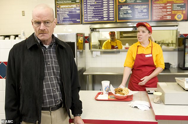 Walter White frequently visited Los Pollos Hermanos, not always for the chicken.