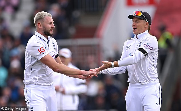 An early flurry of wickets put the hosts firmly in the driving seat at Old Trafford