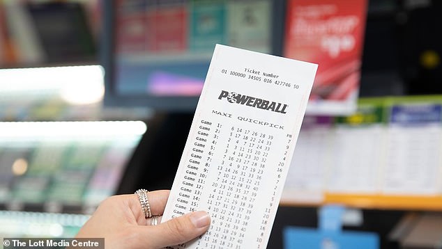 Only five people in Australia have won $100 million or more. Could you be the sixth? (Photo of a Powerball ticket)