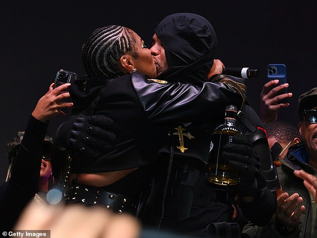 The couple was photographed hugging in Fairburn, Georgia, on Halloween last year.