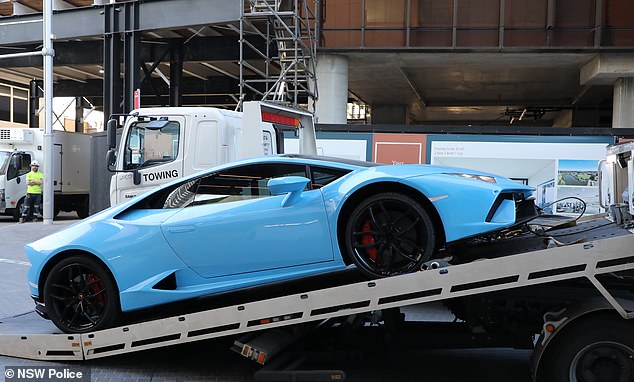 During the search, detectives located and seized a Lamborghini Huracan, a Harley Davidson V-Rod and two Rolex watches.