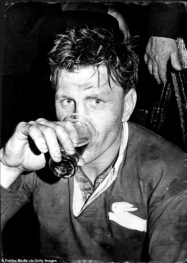 Coote (pictured during his Rabbitohs days) waited 43 years to become an Immortal, the same wait Souths endured before winning their first grand final since leaving the team.