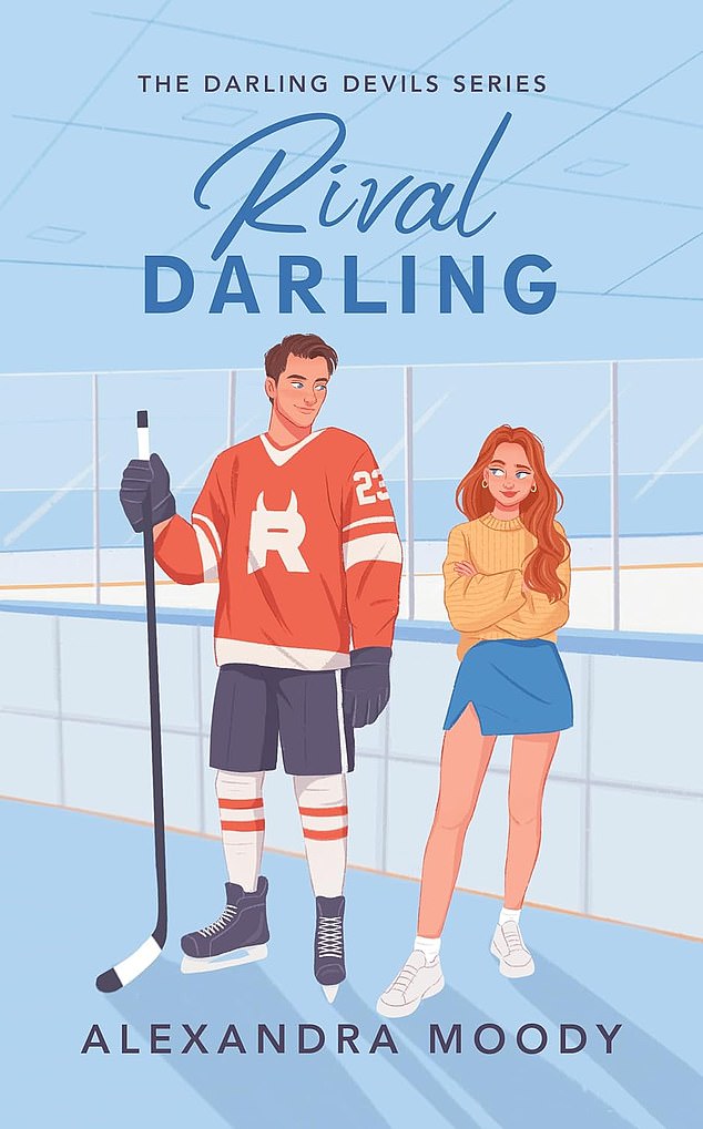 The cover of Icebreaker is similar to that of a book aimed at children aged 13-18, Rival Darling by Alexandra Moody (pictured)