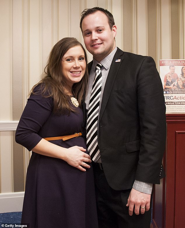 Anna and Josh Duggar pictured at CPAC in National Harbor, Maryland, in February 2015, months before Josh's past actions were reported, leading to the cancellation of 19 Kids and Counting