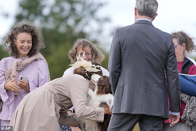 Mary has made no secret of her love for dogs and other animals. The mother is often the photographer for her children's birthday portraits and likes to include the family pets in the snaps.