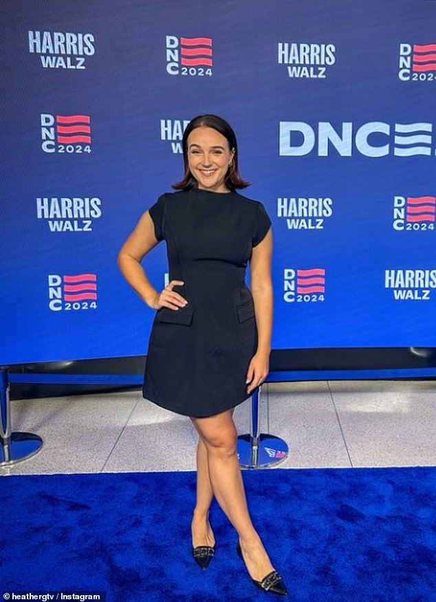 Heather Garner, a political content creator with nearly 400,000 followers on TikTok, attended the convention.