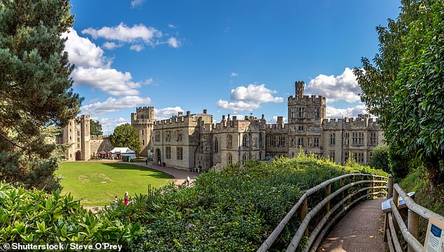 At Warwick Castle, pictured above, live entertainment 