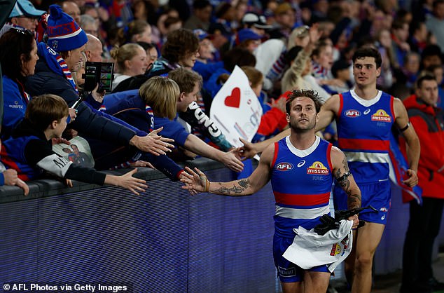 Lifelong Bulldogs fans, the AFL club will wear black armbands for Sunday's game against GWS