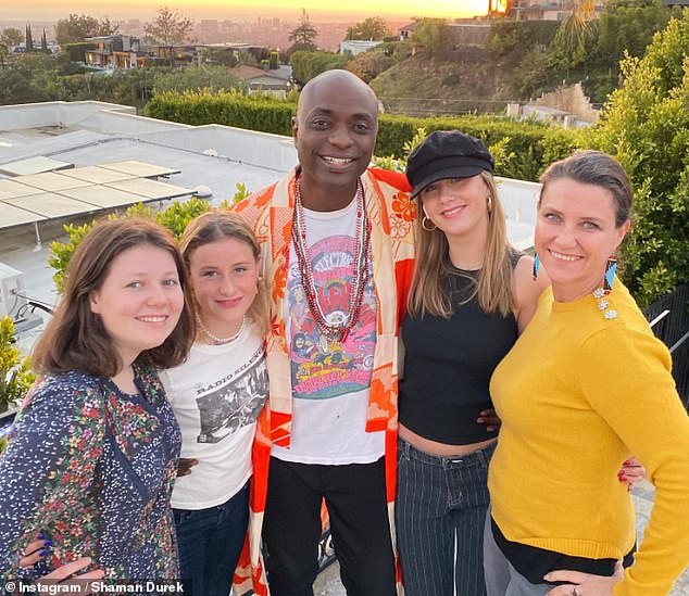 Martha's three teenage daughters, Maud Angelica, 21, Leah Isadora, 19, and Emma Tallulah, 15, are expected to be three of the seven bridesmaids (all pictured in 2022).