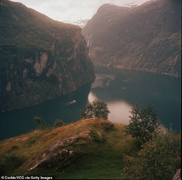 On Friday, family and friends will enjoy a luxury boat ride along the Geiranger Fjord to the village of Geiranger, taking in the panoramic views (pictured).