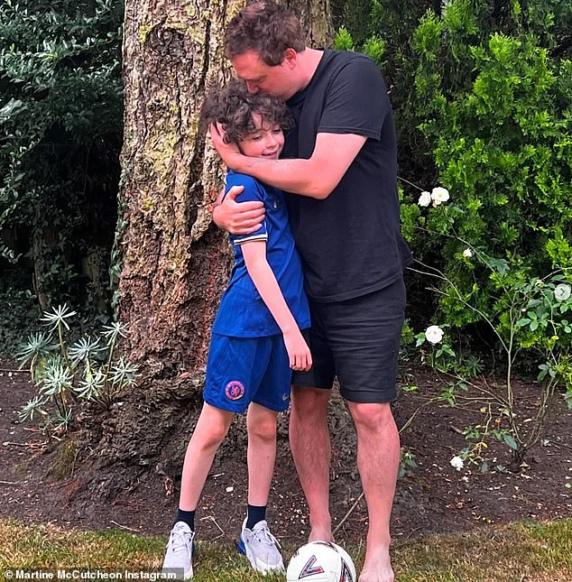 The couple share nine-year-old son Rafferty, and Martine revealed that his happiness and wellbeing will remain her priority going forward.