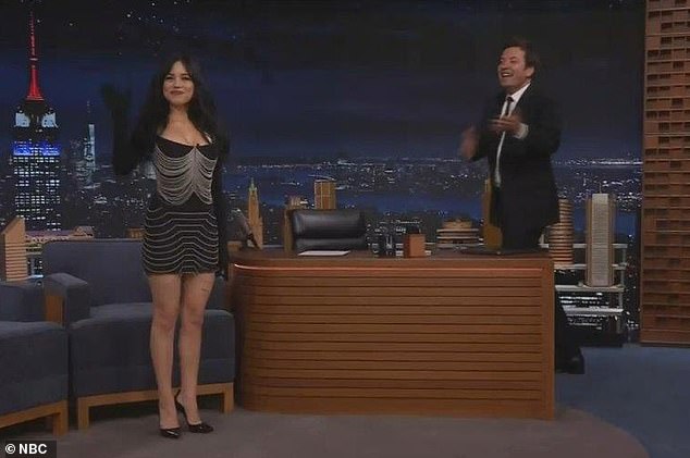 The 21-year-old actress, during an appearance on The Tonight Show Starring Jimmy Fallon, was asked by Jimmy, 49, about the first horror movie she saw that got her hooked on the genre.