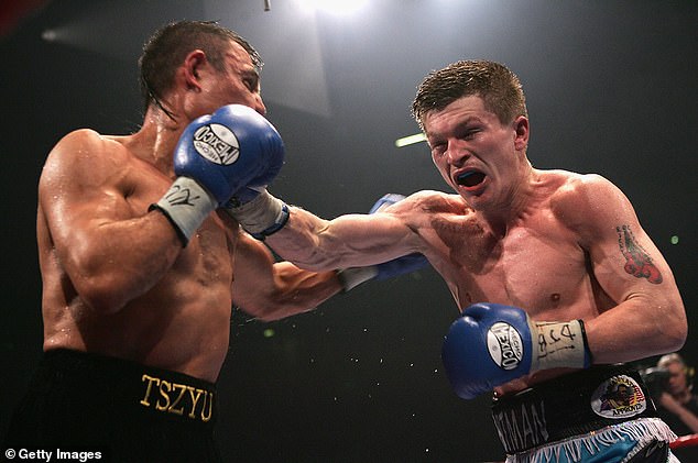 The Australian actor was present at his friend Kostya Tszyu's defeat against Ricky Hatton