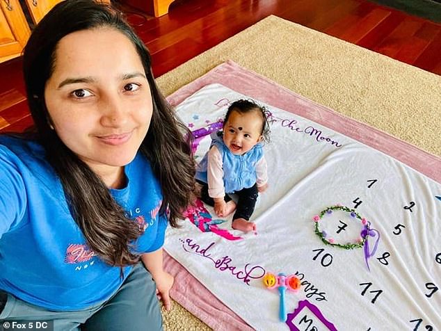 Matma pictured with her little daughter before her disappearance almost three weeks ago