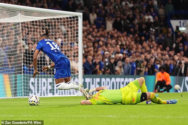 Nkunku scored from the penalty spot after being brought down by the Servette goalkeeper.