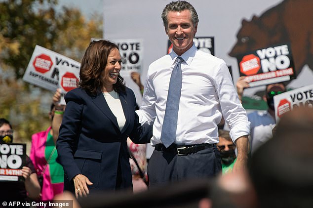 Newsom and Vice President Kamala Harris rose to political power via the San Francisco Bay Area.