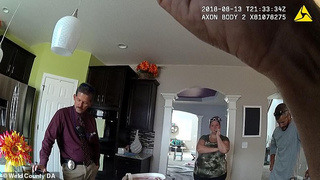 Police body camera footage shows the inside of Watts' home in 2018