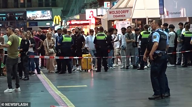 The station was closed to rail traffic for about 25 minutes until the police operation was completed.