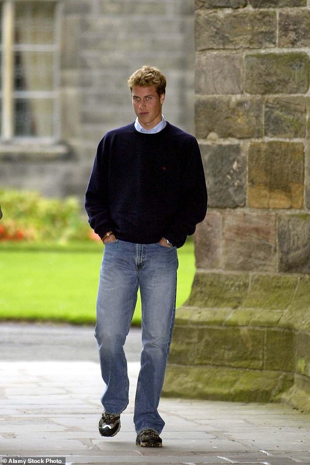 William agreed to take some photos and interact with the press, even when he first arrived at St Andrews.